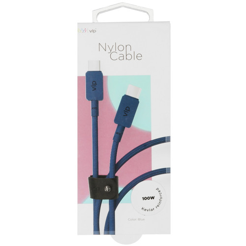 Купить Кабель VLP USB Type-C - USB Type-C синий  5466284. Характеристики, отзывы и цены в Донецке