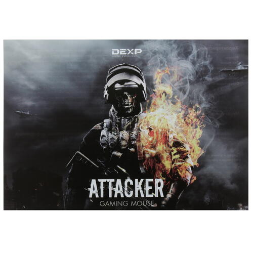 Купить Мышь проводная DEXP Attacker Black  черный  4793402. Характеристики, отзывы и цены в Донецке