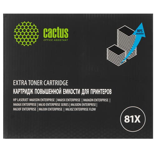Купить Картридж лазерный Cactus CS-CF281X-MPS черный, с чипом  8159096. Характеристики, отзывы и цены в Донецке