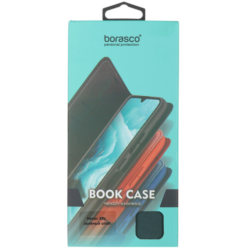 Купить Чехол-книжка  BoraSCO Book Case для HONOR X7c зеленый  5609539. Характеристики, отзывы и цены в Донецке