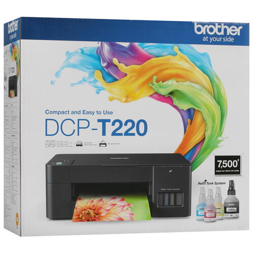 Купить МФУ струйное Brother DCP-T220  5099118. Характеристики, отзывы и цены в Донецке