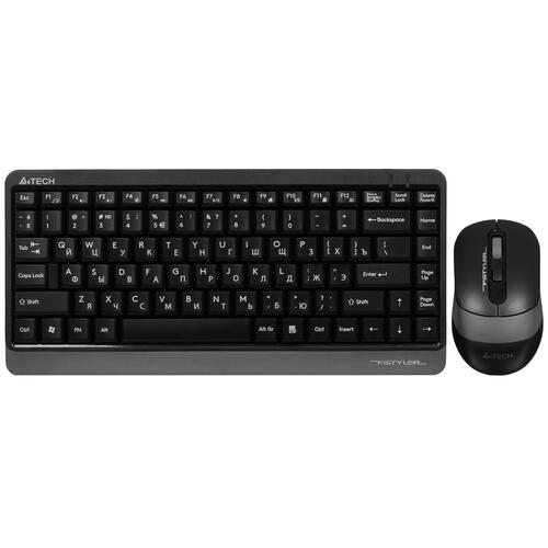 Купить Клавиатура+мышь беспроводная   A4Tech Fstyler FG1110 серый  5421450. Характеристики, отзывы и цены в Донецке