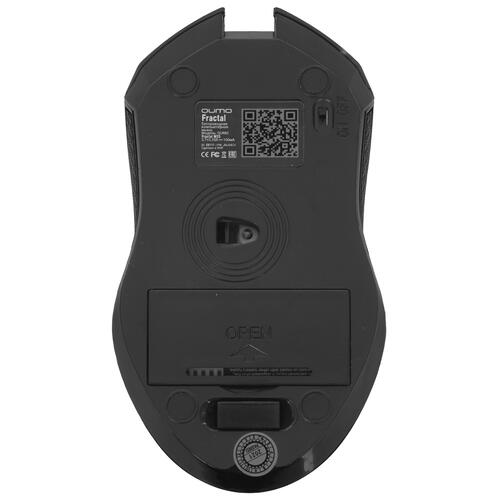 Купить Мышь беспроводная QUMO Office Fractal M25 черный  4827157. Характеристики, отзывы и цены в Донецке