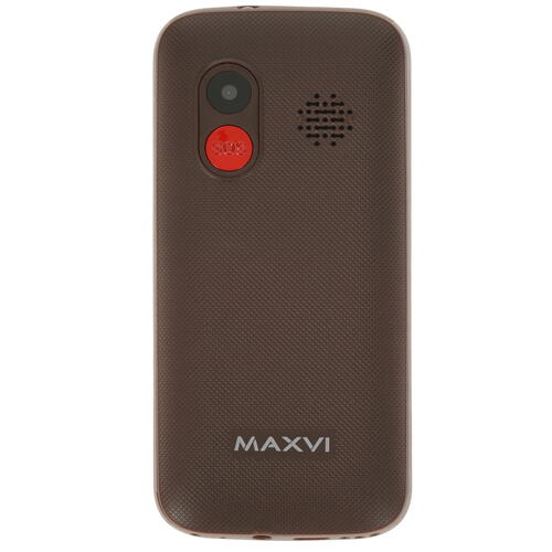 Купить Сотовый телефон Maxvi B100ds коричневый  5074969. Характеристики, отзывы и цены в Донецке