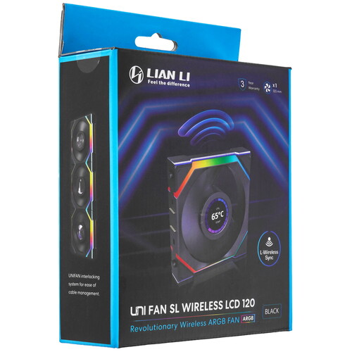 Купить Комплект вентиляторов LIAN LI UNI FAN SL WIRELESS LCD 120  5604347. Характеристики, отзывы и цены в Донецке