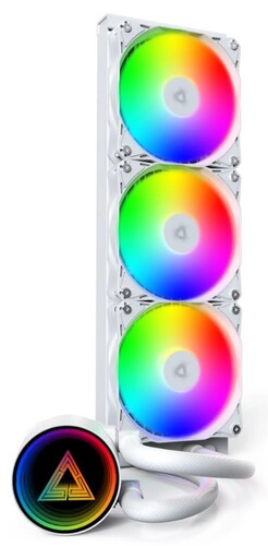 Купить Система охлаждения Montech LightFlow ARGB 360  белая  5635658. Характеристики, отзывы и цены в Донецке