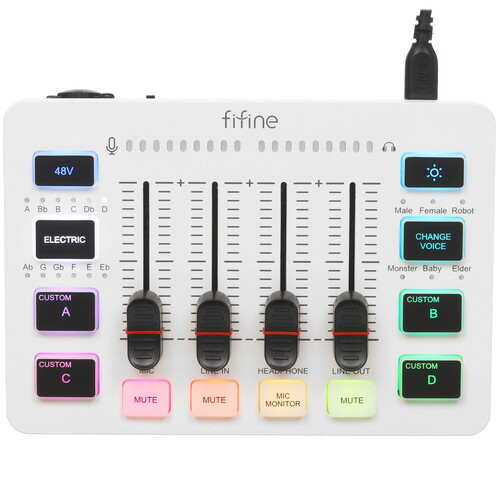 Купить Микшер Fifine SC3  5478545. Характеристики, отзывы и цены в Донецке