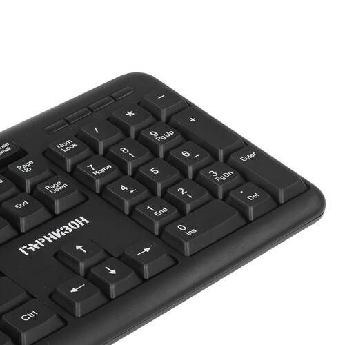 Купить Клавиатура+мышь  проводная  Гарнизон GKS-122 черный  5629139. Характеристики, отзывы и цены в Донецке