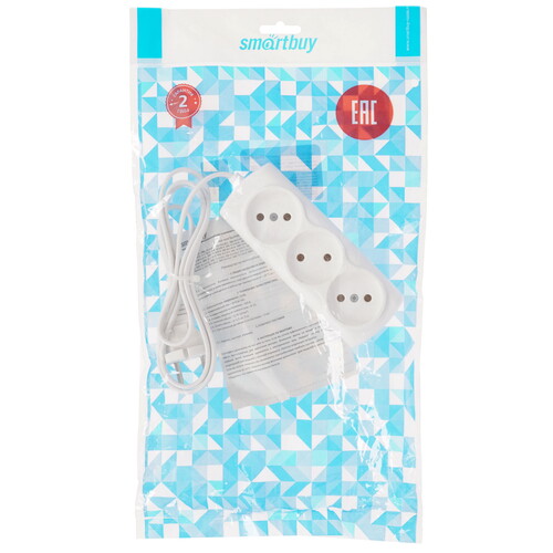 Купить Удлинитель Smartbuy SBE-10-3-1.5-F белый  9192885. Характеристики, отзывы и цены в Донецке