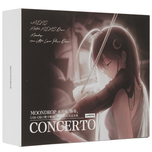 Купить Проводные наушники MOONDROP Concerto серебристый 2024  9261550. Характеристики, отзывы и цены в Донецке