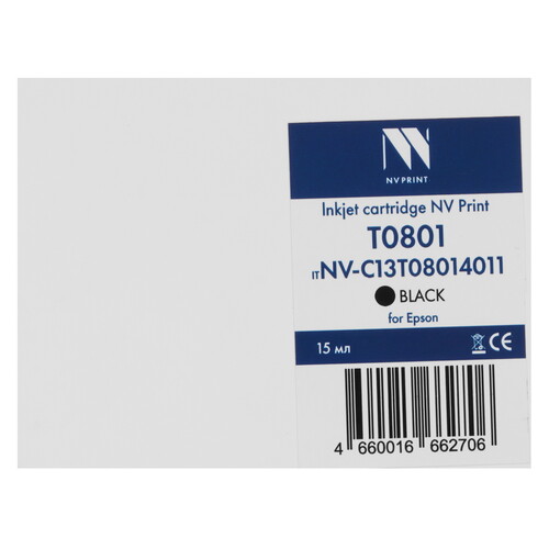 Купить Картридж NV Print T0801 черный  5643286. Характеристики, отзывы и цены в Донецке
