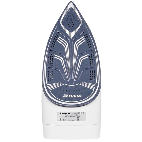 Купить Утюг АКСИНЬЯ КС-3005 белый  9235591. Характеристики, отзывы и цены в Донецке