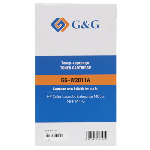 Купить Картридж лазерный G&G GG-W2011A голубой  9146334. Характеристики, отзывы и цены в Донецке