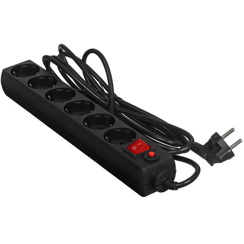 Купить Сетевой фильтр Perfeo POWER+ PF-PP-6/3.0-B черный  9172312. Характеристики, отзывы и цены в Донецке