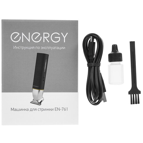 Купить Машинка для стрижки Energy EN-761 черный/голубой  9146387. Характеристики, отзывы и цены в Донецке