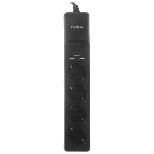 Купить Сетевой фильтр CyberPower P0420SUC0-DE черный  5024469. Характеристики, отзывы и цены в Донецке