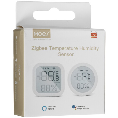 Купить Датчик MOES Zigbee Smart Temperature and Humidity Sensor  5608721. Характеристики, отзывы и цены в Донецке