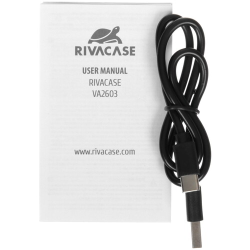 Купить Портативный аккумулятор RIVACASE VA2603 черный  9260619. Характеристики, отзывы и цены в Донецке