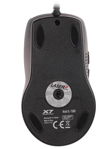 Купить Мышь проводная A4Tech XL-750BK  черный  0110876. Характеристики, отзывы и цены в Донецке