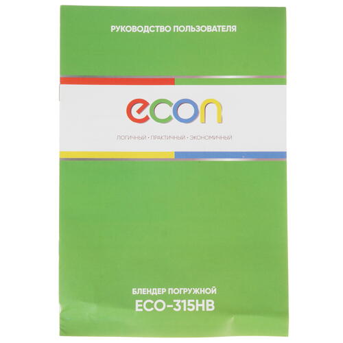Купить Блендер погружной ECON ECO-315HB белый  9052428. Характеристики, отзывы и цены в Донецке