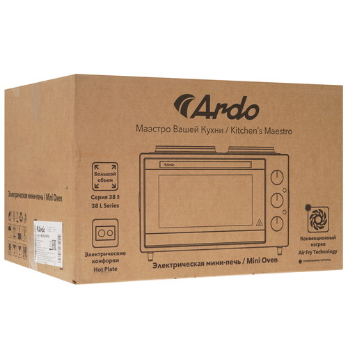 Купить Мини-печь ARDO MO3831HPA2 серый  9243742. Характеристики, отзывы и цены в Донецке
