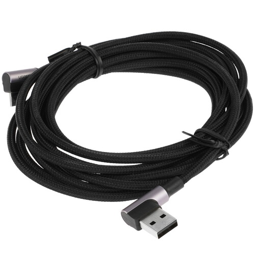 Купить Кабель круглый Ugreen USB Type-C - USB 2.0 Type-A черный 3 м  5492394. Характеристики, отзывы и цены в Донецке