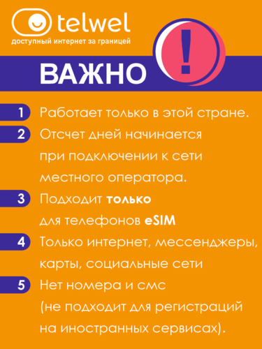 Купить карта оплаты Telwel Интернет и мессенджеры Таиланд  5628046. Характеристики, отзывы и цены в Донецке