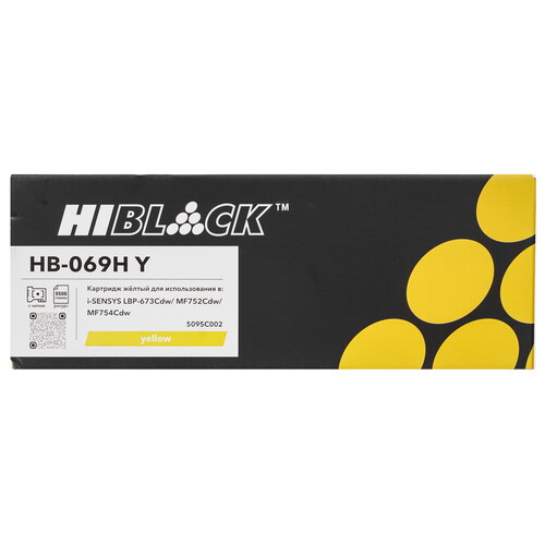 Купить Картридж лазерный Hi-Black HB-069H Y желтый, с чипом  9263792. Характеристики, отзывы и цены в Донецке