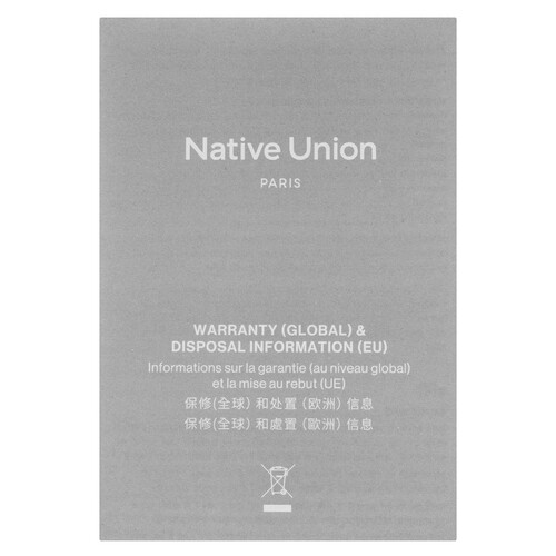 Купить Беспроводное зарядное устройство Native Union Voyage 2-in-1 черный  9240510. Характеристики, отзывы и цены в Донецке