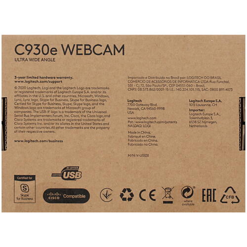 Купить Веб-камера Logitech C930e  1039413. Характеристики, отзывы и цены в Донецке