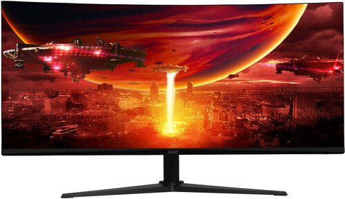 Купить 34" Монитор Acer ED340CUS3bmiipx черный  5624566. Характеристики, отзывы и цены в Донецке