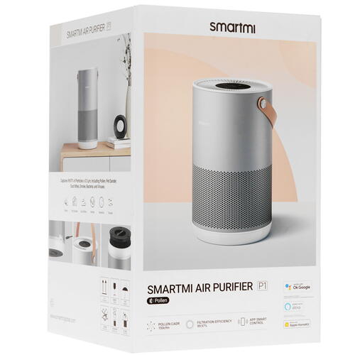 Купить Очиститель воздуха Smartmi Air Purifier P1 ZMKQJHQP12 серый  5335994. Характеристики, отзывы и цены в Донецке