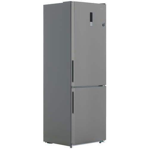 Купить Холодильник с морозильником  DEXP B4-32AMA серебристый  9064767. Характеристики, отзывы и цены в Донецке