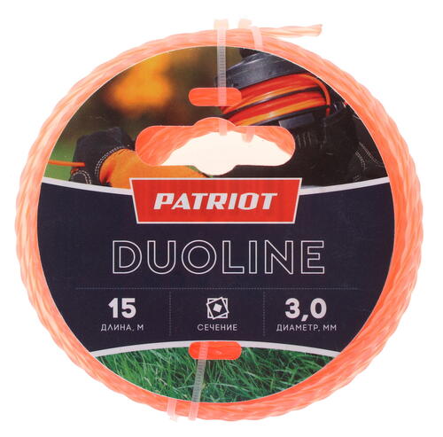 Купить Леска для триммеров Patriot Duoline 805401171  1246218. Характеристики, отзывы и цены в Донецке