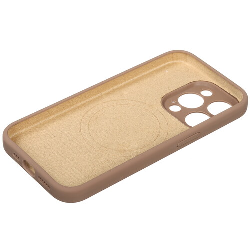 Купить Накладка  BoraSCO Liquid Case для Apple iPhone 15 Pro бежевый  5601737. Характеристики, отзывы и цены в Донецке