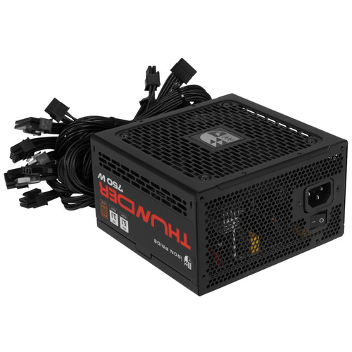 Купить Блок питания Iron Pride Thunder 750W [УФ-20250020] черный  9257878. Характеристики, отзывы и цены в Донецке