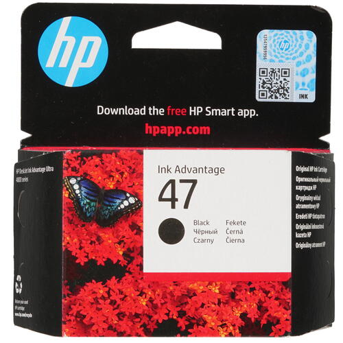 Купить Картридж HP 47 (6ZD21AE) черный  4875946. Характеристики, отзывы и цены в Донецке