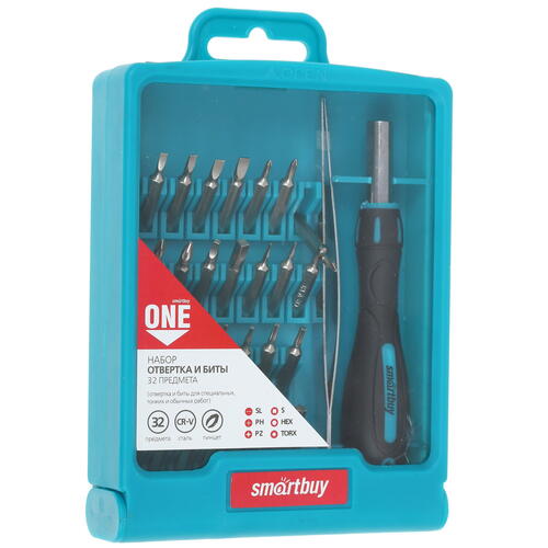 Купить Отвертка с насадками/битами Smartbuy SBT-SCBS-32P1  8121757. Характеристики, отзывы и цены в Донецке