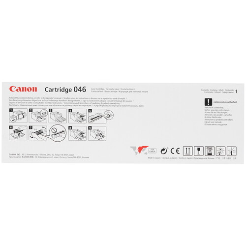 Купить Тонер-картридж лазерный Canon 046 пурпурный, с чипом  1327185. Характеристики, отзывы и цены в Донецке
