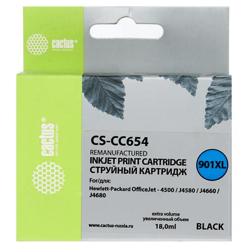 Купить Картридж Cactus CS-CC654 черный  7942670. Характеристики, отзывы и цены в Донецке