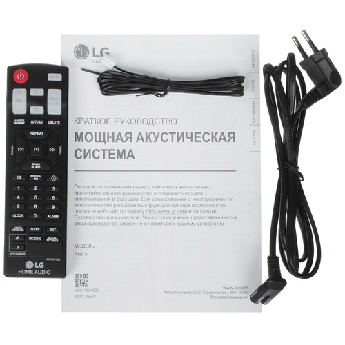 Купить Аудиосистема LG XBOOM RNC5 черный  5616036. Характеристики, отзывы и цены в Донецке