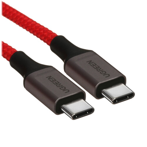Купить Кабель круглый Ugreen USB Type-C - USB Type-C красный 1 м  5025834. Характеристики, отзывы и цены в Донецке