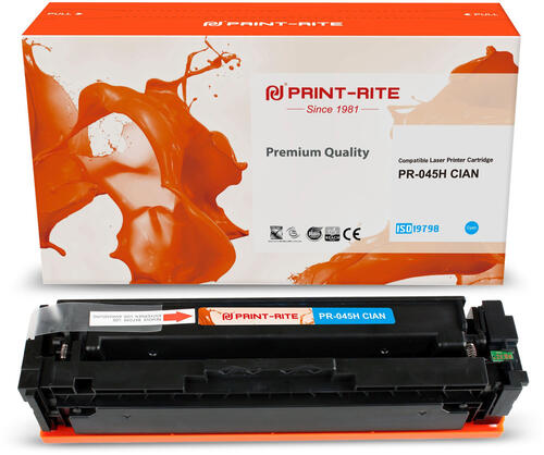 Купить Картридж лазерный Print-Rite 045H голубой, с чипом  9932949. Характеристики, отзывы и цены в Донецке