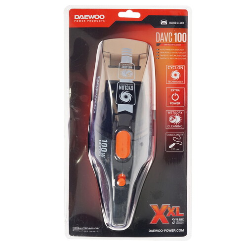 Купить Пылесос автомобильный Daewoo DAVC 100  4754022. Характеристики, отзывы и цены в Донецке
