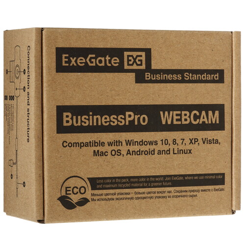 Купить Веб-камера ExeGate BusinessPro C922 HD  5365758. Характеристики, отзывы и цены в Донецке