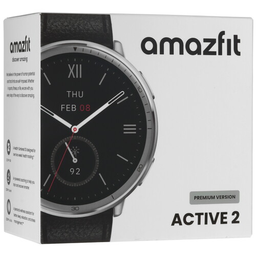 Купить Смарт-часы Amazfit Active 2 Premium + доп. ремешок  5616842. Характеристики, отзывы и цены в Донецке
