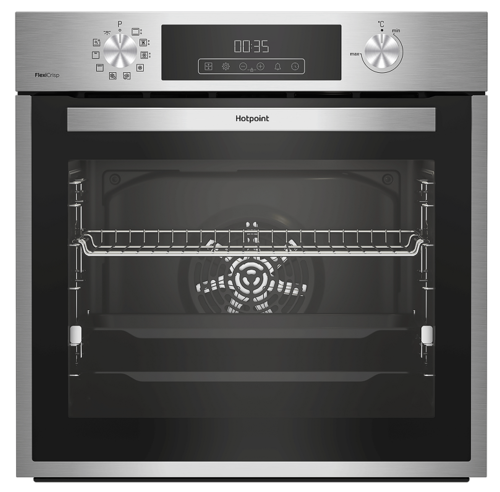 Купить Электрический духовой шкаф Hotpoint HFE8 821 H IX серебристый  9313182. Характеристики, отзывы и цены в Донецке