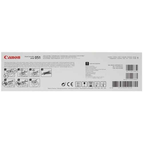 Купить Картридж лазерный Canon 051 2170C001 черный  1336832. Характеристики, отзывы и цены в Донецке
