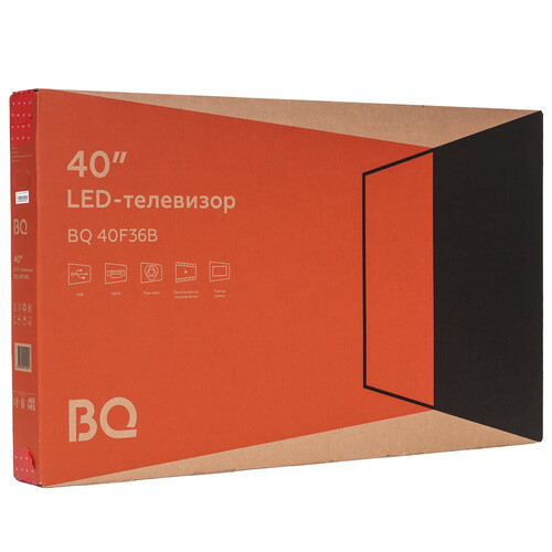 Купить 40" (102 см) Телевизор BQ 40F36B черный  9285526. Характеристики, отзывы и цены в Донецке
