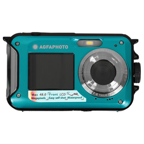 Купить Компактный фотоаппарат AgfaPhoto Realyshot WP8000 голубой  5468003. Характеристики, отзывы и цены в Донецке